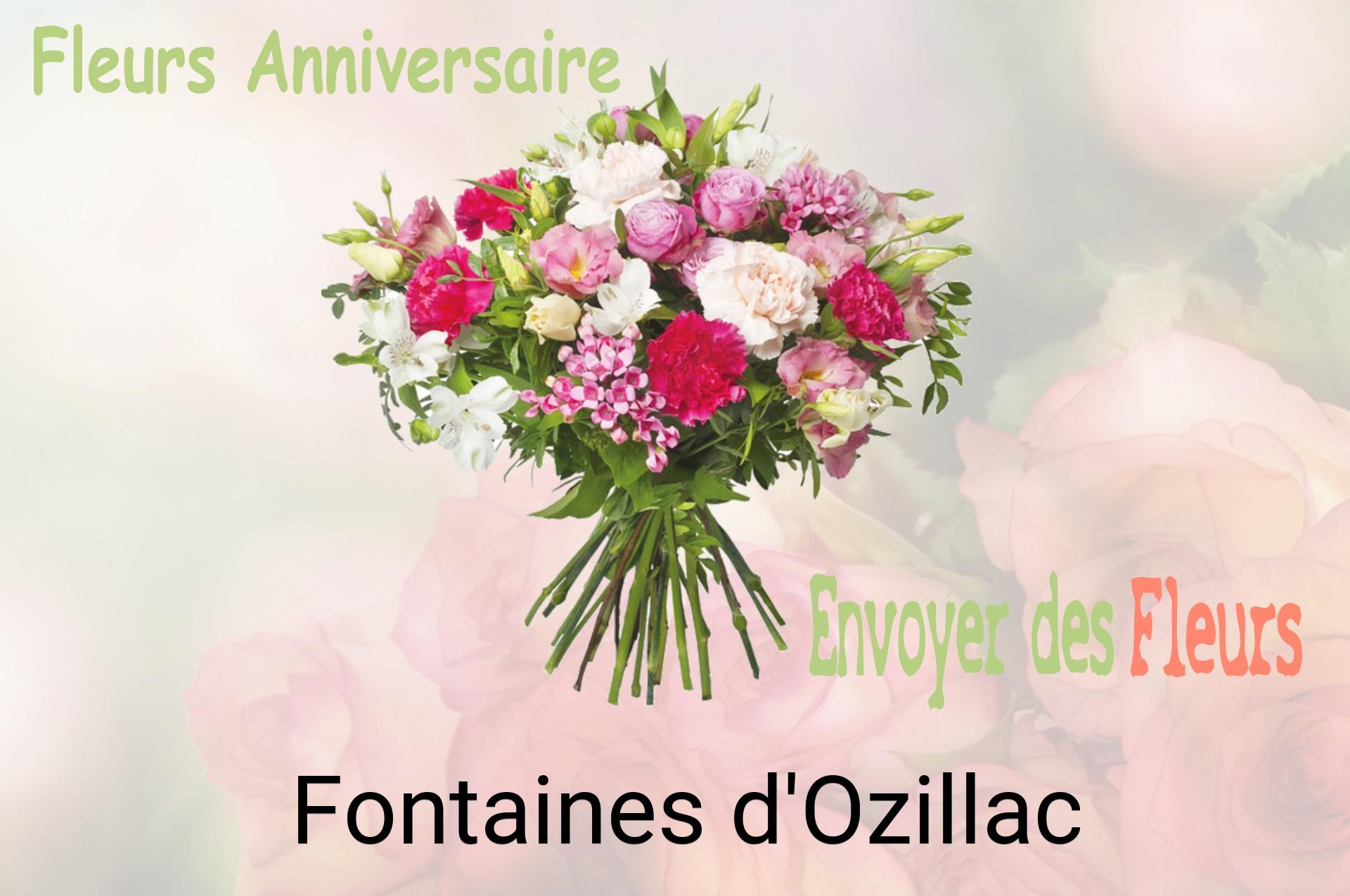Bouquet de fleurs d’anniversaire livré à Fontaines-d'Ozillac