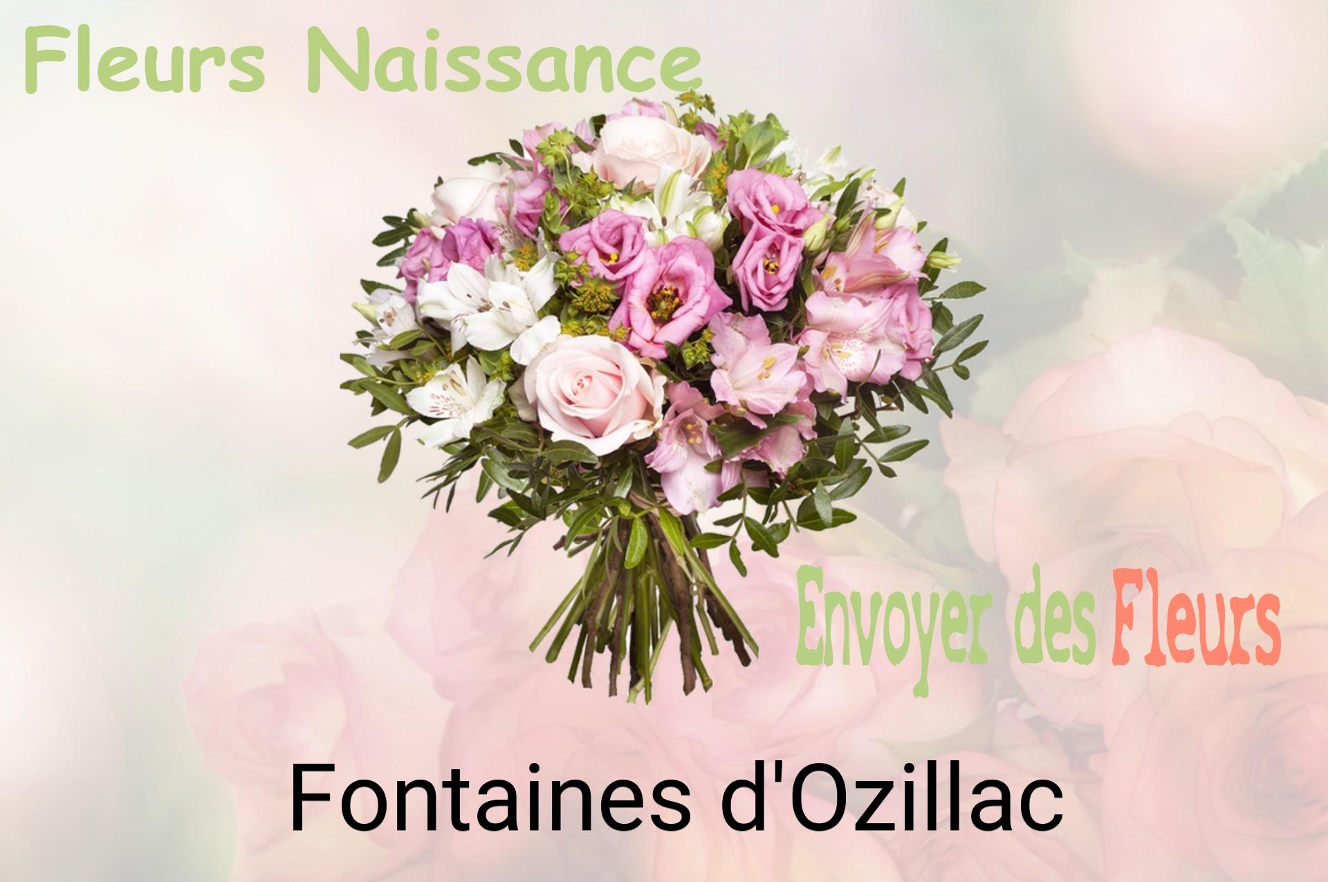 Bouquet de fleurs de naissance livré à Fontaines-d'Ozillac